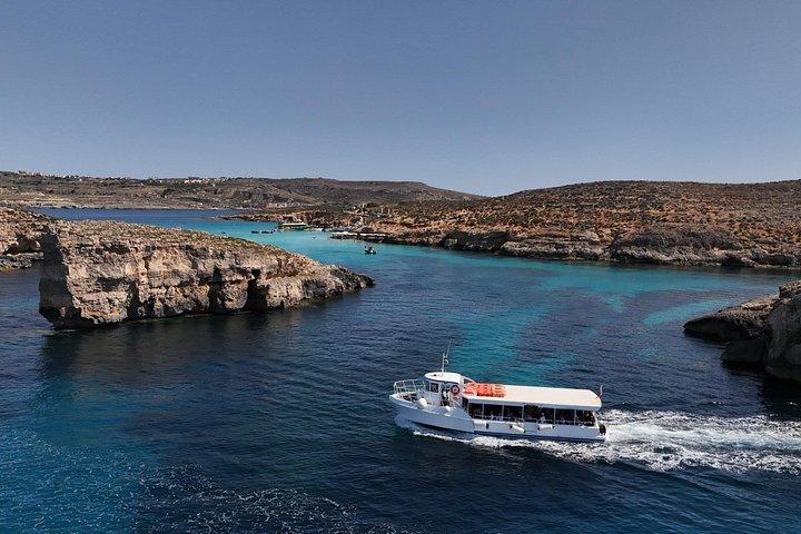 Roundtrip Ferry to Comino Blue Lagoon with Gozo Option