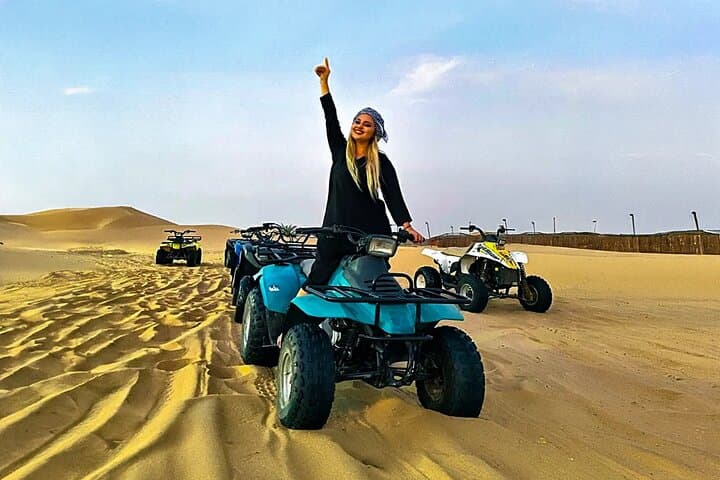 Dubai Red Dune Desert Safari with Quad, Camel & Live Show