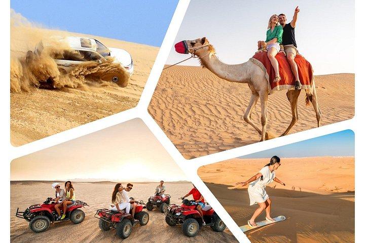 Doha Safari Dune Bashing Kamelridning Sandboarding ATV Mulighed