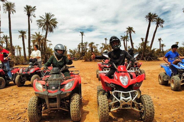 マラケシュ : Excursion en Quad dans la Palmeraie et désert jbilet