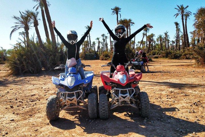 Marrakech : Excursion en Quad dans la Palmeraie et désert jbilet