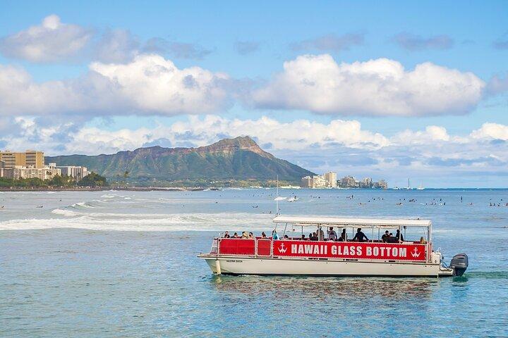 Waikiki Beach glasbotten båttur