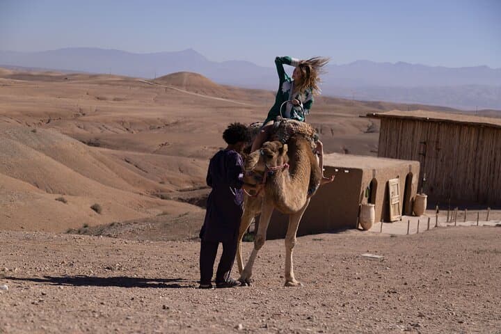 Alkamar Camp Agafay Camel Ride with Dinner