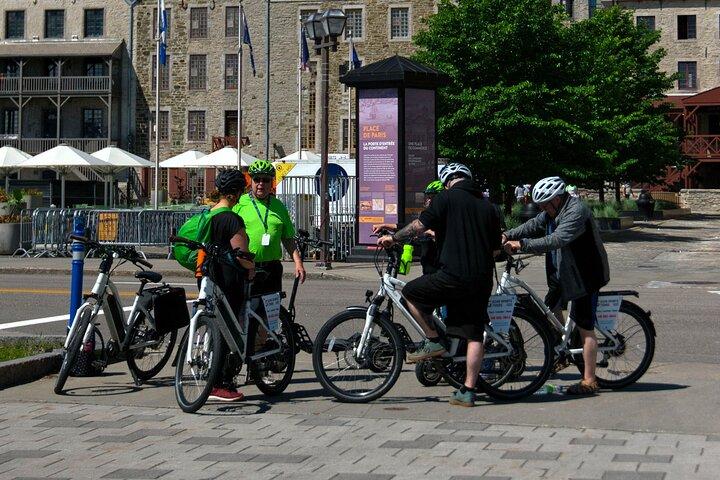 ケベックシティ：電動自転車ツアー