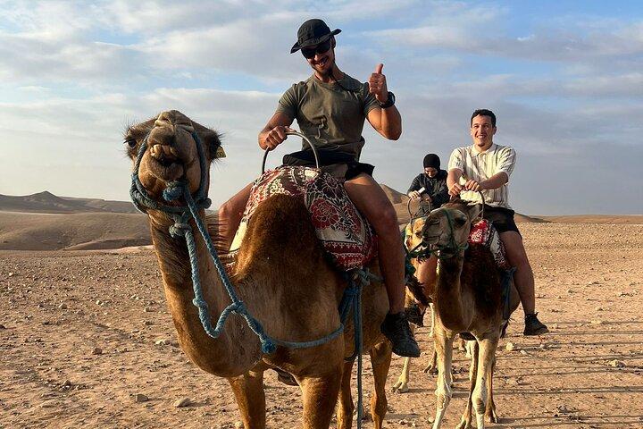 Agafay Desert: Quad Bike & Camel Ride & Magical Diner with Show
