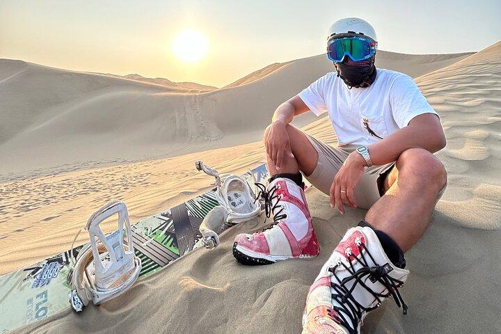 Echte professionele sandboard-ski-ervaring Huacachina