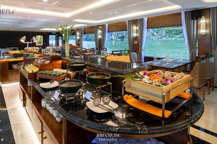 Hanoi : Cruzeiro de 5 Estrelas do Dia Premier de Halong Bay com Jacuzzi