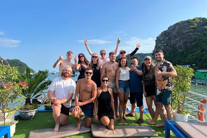 Full day boat trip to Lan Ha bay Ha Long bay and Monkey island