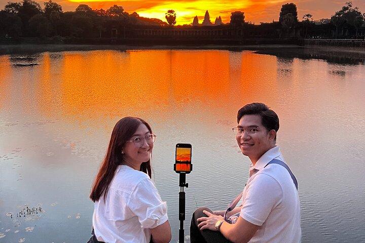 Angkor Sunrise E-Bike Tour with Lunch Included