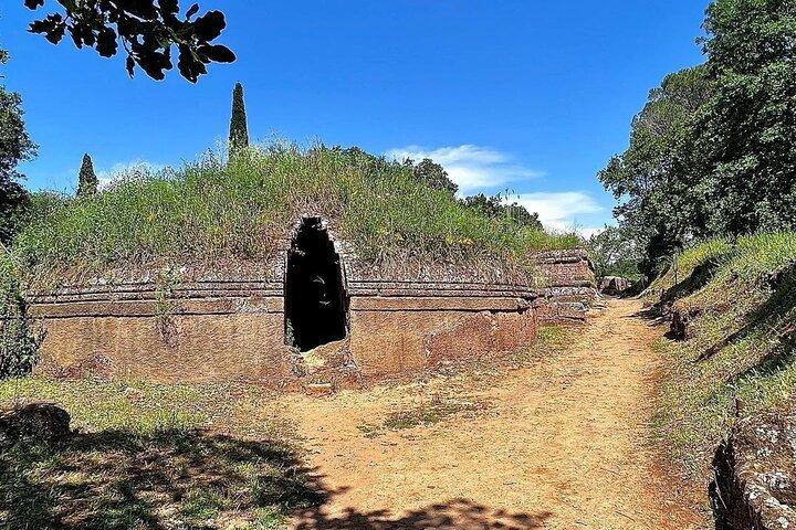 ローマ日帰り旅行： タルクィニアとチェルヴェテリ、エトルリアツアー