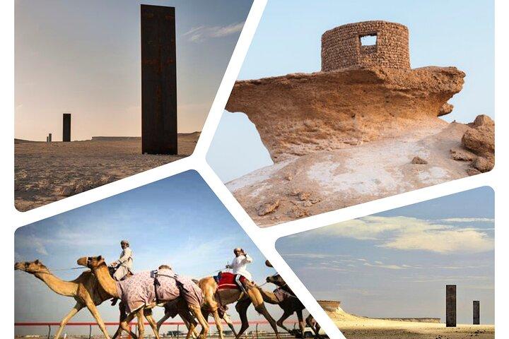 Excursão pela Costa Oeste, Zekreet, Escultura Richard Serra, Formação Rochosa de Cogumelos