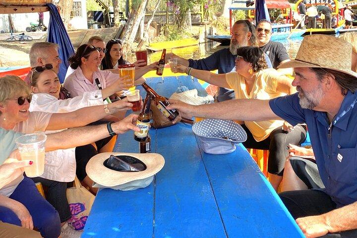 Fête Trajinera à Xochimilco avec boissons, Mariachi et collations
