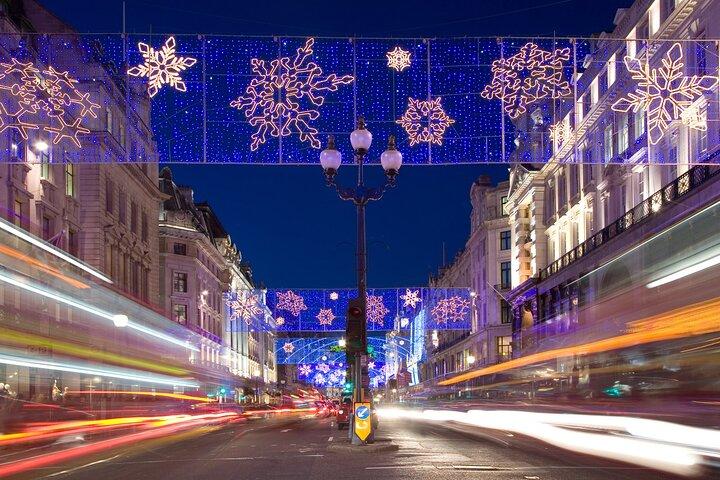 Vintage Top Deck London Christmas Lights Tour