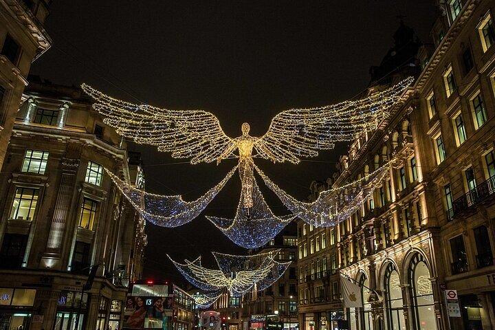 Vintage Top Deck London Christmas Lights Tour