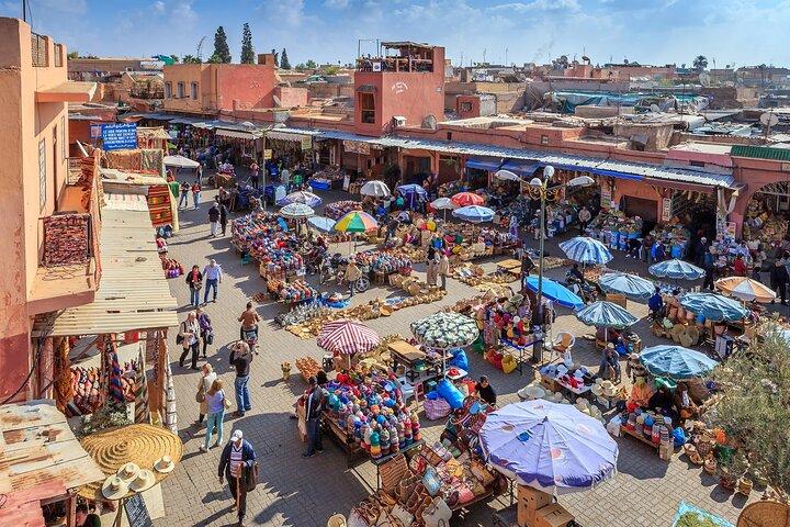 Excursão guiada privada de meio dia pelos destaques de Marrakech
