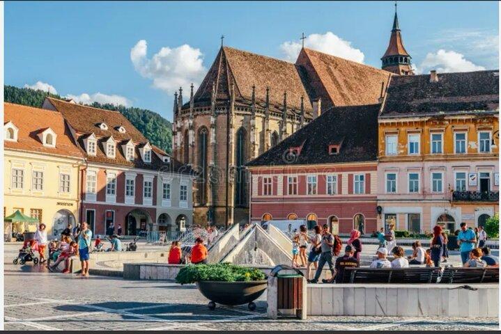Privat tur till Draculas slott, Peleș slott och Brașov stad