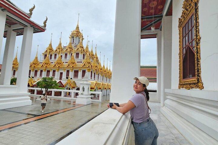 Passeio a pé pelos 3 templos notáveis em Bangkok
