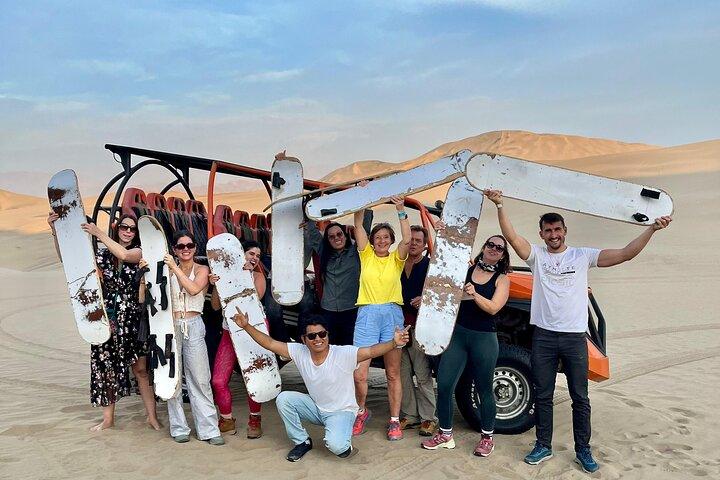 Buggy experience in Huacachina at sunset