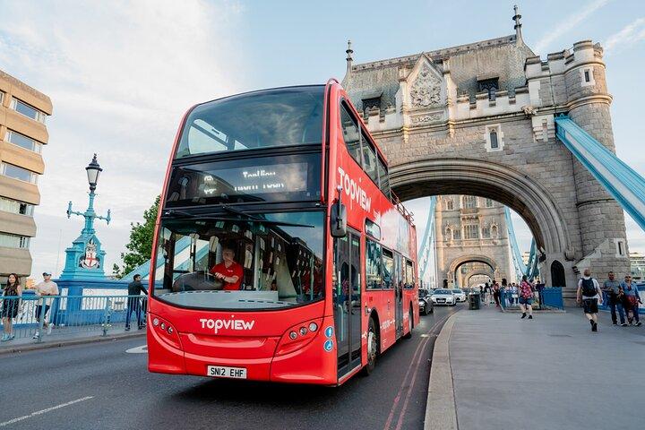 TopView® Hop-On Hop-Off London Ontdek Pass: 48-120 uur