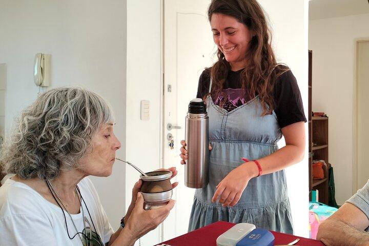 Matcha och måla erfarenhet med konditorivaror i Buenos Aires