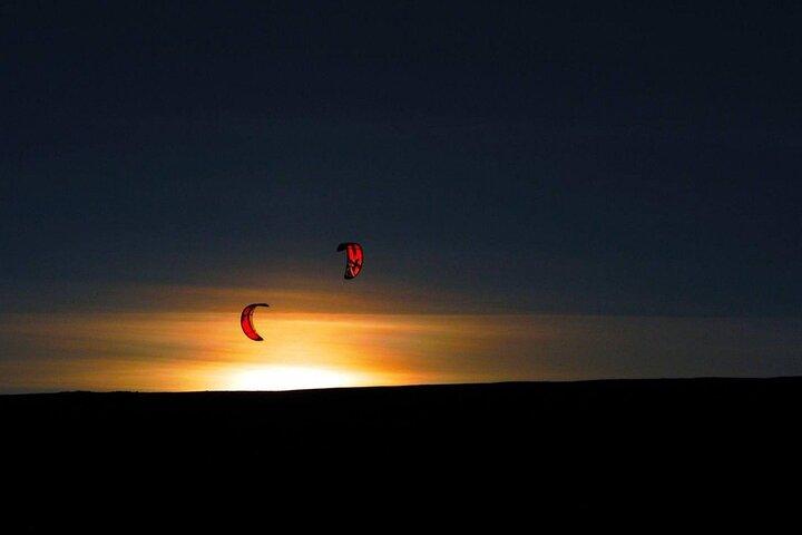 paragliding in Agafay Desert with Camel Ride