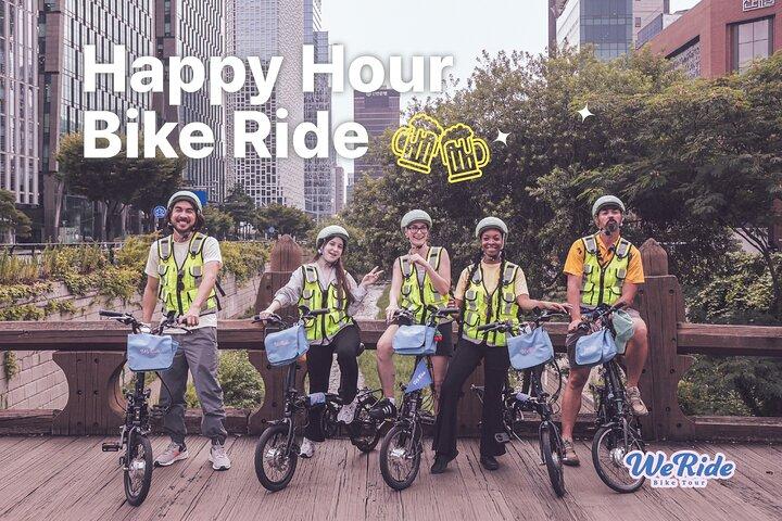 Eftermiddag E-cykel tur og "Happy Hour" mad og drikkevarer