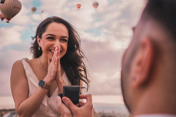 Demande en mariage en Cappadoce