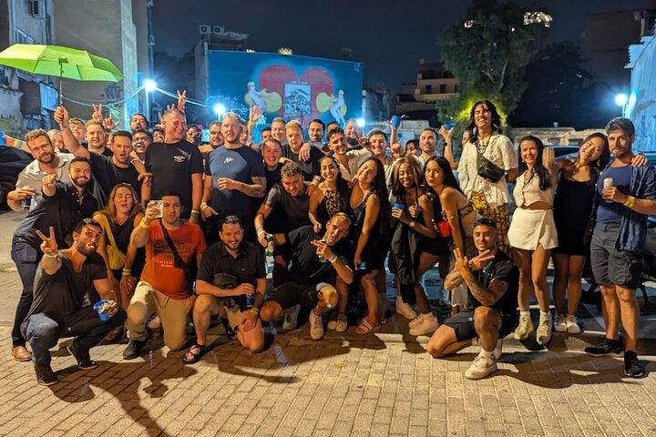 Athens Party Pub Crawl w / 1 hora de barra libre y discoteca VIP Acceso
