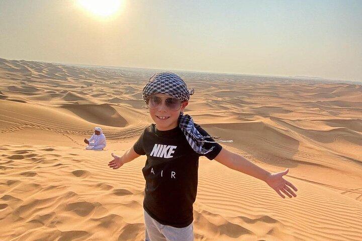 Safari matinal dans le désert à Abu Dhabi