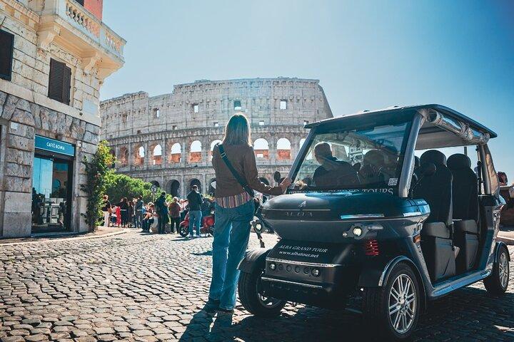 Roma: Tour de carrinho de golfe privado