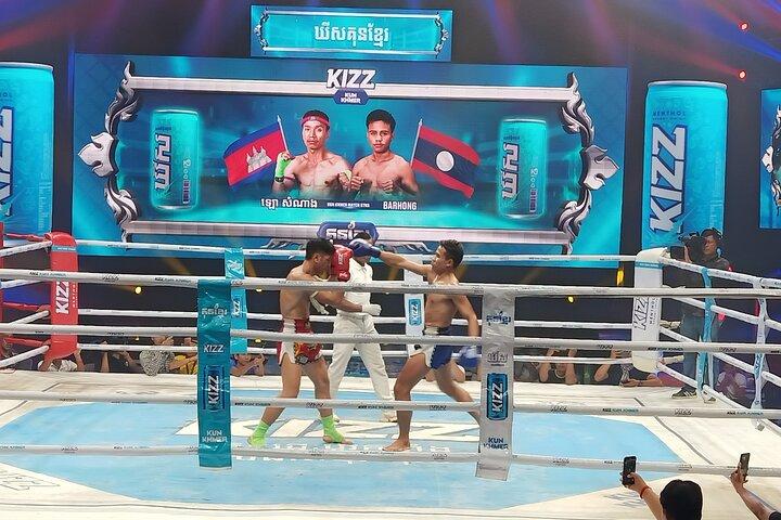 Bekijk live Khmer traditioneel boksen in Phnom Penh