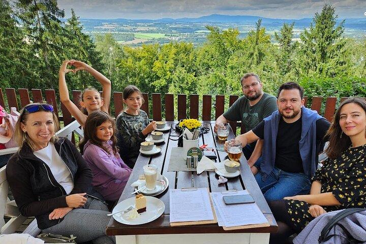 Tour di un giorno del Paradiso Boemo da Praga : natura, castelli, birreria