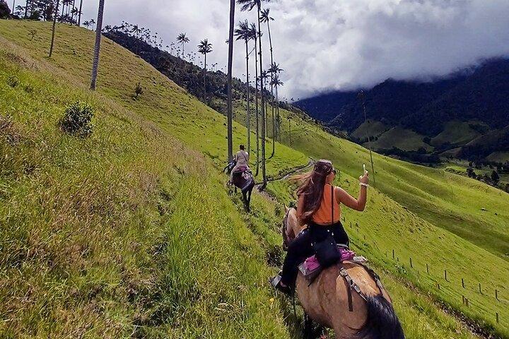 Ride Cocora Valley Lookout two and river