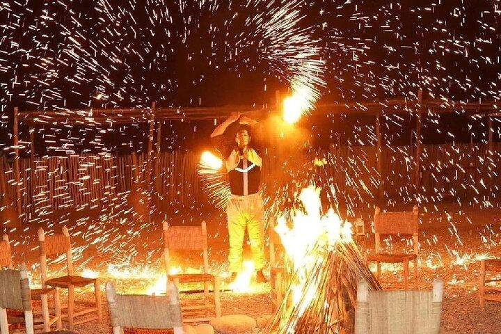 Agafay Desert dinner show with camel ride