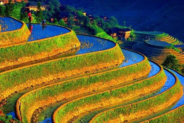 Pequeno grupo: Longji Rice Terraces e excursão à aldeia minoritária