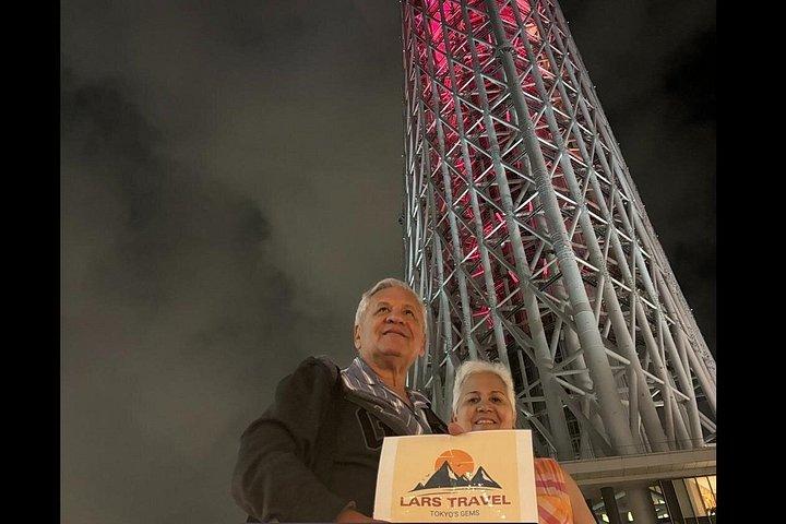 東京乗り継ぎ：空港送迎付きプライベート5時間ツアー