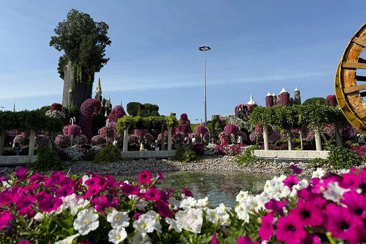 Dubai Miracle Garden Tour with Return Transfer