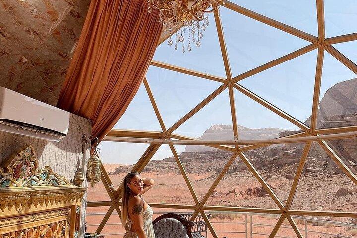 Tour guidato privato di 2 giorni di Petra Wadi Rum e Mar Morto