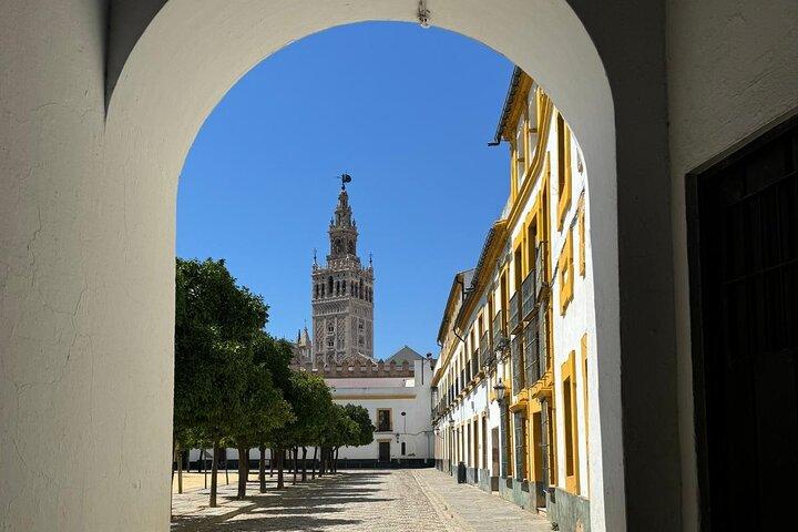 Bezoek de kathedraal van Sevilla Giralda en Barrio Santa Cruz in één