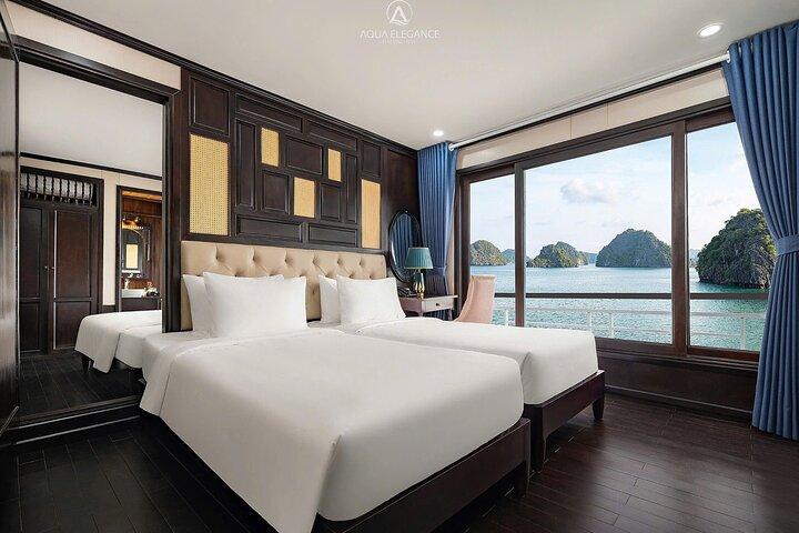 Halong Bay 2D1N Cruzeiro multi opções, transfer, natação e caiaque
