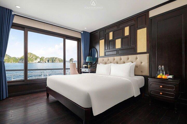 Halong Bay 2D1N Kryssning med flera alternativ, transfer, simning och kajakpaddling