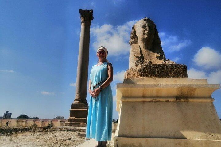 Tour privato di un giorno di Alessandria d'Egitto dal Cairo