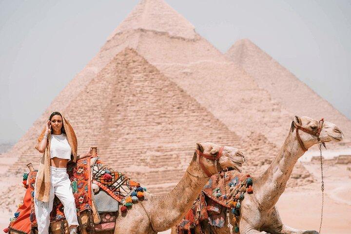 Privat rundvisning i Cairo Museum og Giza-pyramiderne og Nilen Dinner Cruise