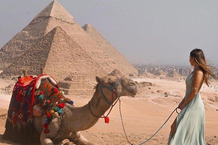 Balade à dos de chameau et quad autour des pyramides de Gizeh