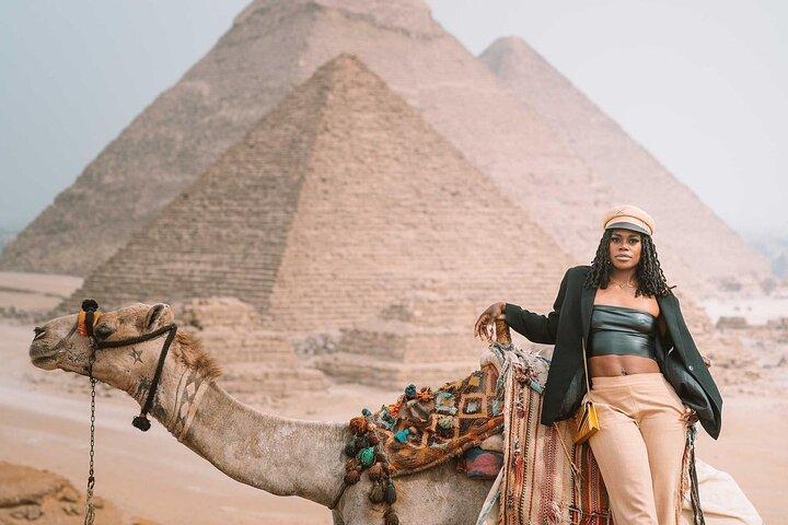 Tour privato Giza Pyramids Sphinx con fotografo professionista