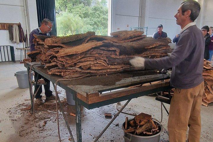 リスボンからエヴォラまで： コルク工場見学とワインツアー＋ホテル送迎