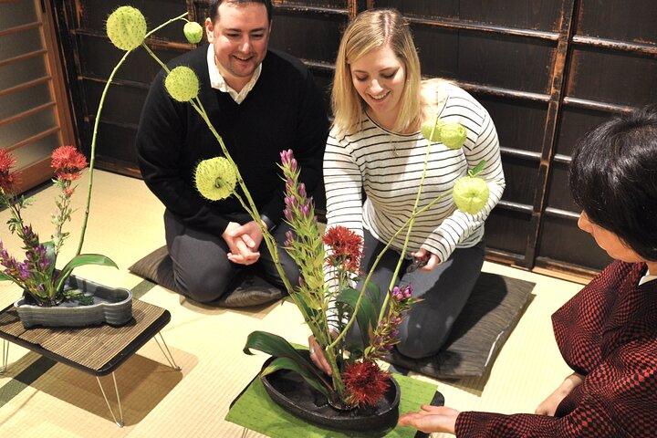 Ikebana dans une Machiya de Kyoto