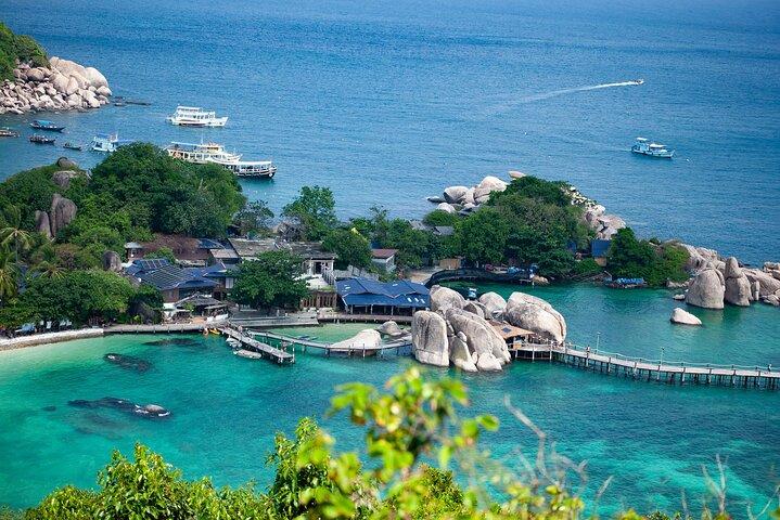 Snorkeltur 5 Ø-tur rundt om Koh Tao og Koh Nang yuan