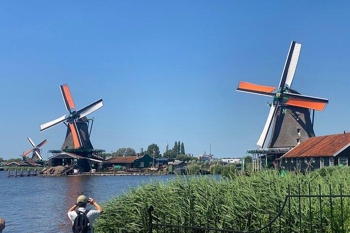 Visite privée de Giethoorn, Zaanse Schans et des moulins à vent