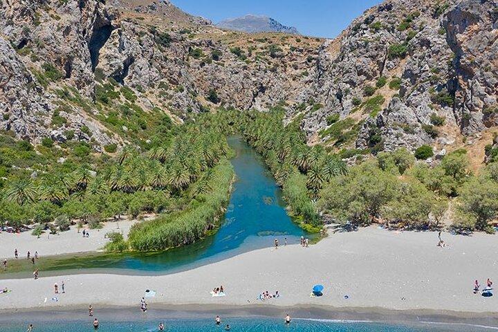 Cascades de la gorge de Kourtaliotiko et plage de Preveli/Kalypso | Private